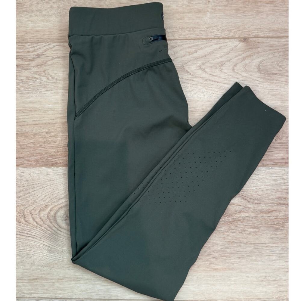 Outerknown live Green Perforated Ok Active Leggings Women’s Size Small